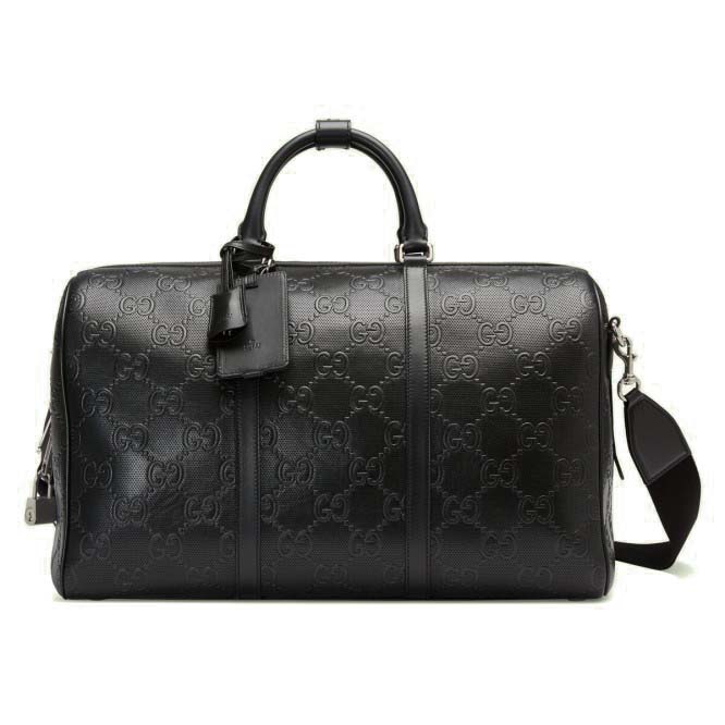 G*u*i gg embossed duffle bag 625768 (44.5*28*24.5cm)